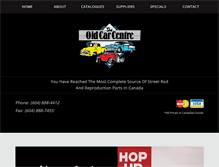 Tablet Screenshot of oldcarcentre.com